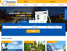 Tablet Screenshot of bookingsquad.com